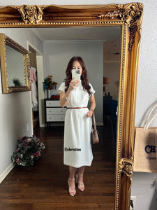 Irina dress in white