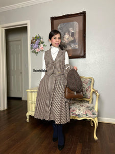 Lolita waistcoat set in Tweed