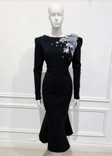 Load image into Gallery viewer, Nita dress in Black - Shop women style vintage, Audrey Hepburn jackets online -Christine

