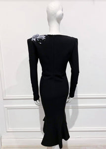 Nita dress in Black - Shop women style vintage, Audrey Hepburn jackets online -Christine