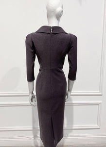 Maria dress in Blue - Shop women style vintage, Audrey Hepburn jackets online -Christine