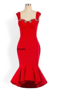 Rosa dress in red