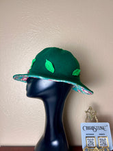 Load image into Gallery viewer, Romantic Cloche green hat matching coat
