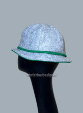 Load image into Gallery viewer, Cloche grey hat matching coat
