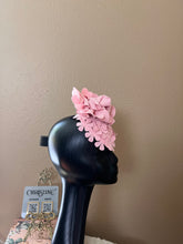 Load image into Gallery viewer, Headpiece in pink rose flower
