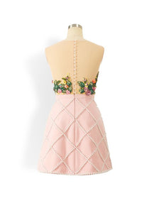 Candie dress in baby pink