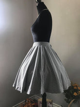 Load image into Gallery viewer, Lolita suit Small Black Checkered Gingham cotton - Shop women style vintage, Audrey Hepburn jackets online -Christine
