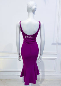 Licia dress in purple