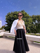 Load image into Gallery viewer, Miss set mesh skirt and beads top
