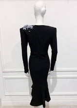 Load image into Gallery viewer, Nita dress in Black - Shop women style vintage, Audrey Hepburn jackets online -Christine
