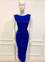 Load image into Gallery viewer, Teresa dress in Royal Blue - Shop women style vintage, Audrey Hepburn jackets online -Christine
