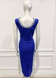 Teresa dress in Royal Blue - Shop women style vintage, Audrey Hepburn jackets online -Christine