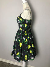 Load image into Gallery viewer, Lana Dress in lemon print cotton - Shop women style vintage, Audrey Hepburn jackets online -Christine
