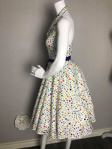 Annie Dress in Polka dots - Shop women style vintage, Audrey Hepburn jackets online -Christine