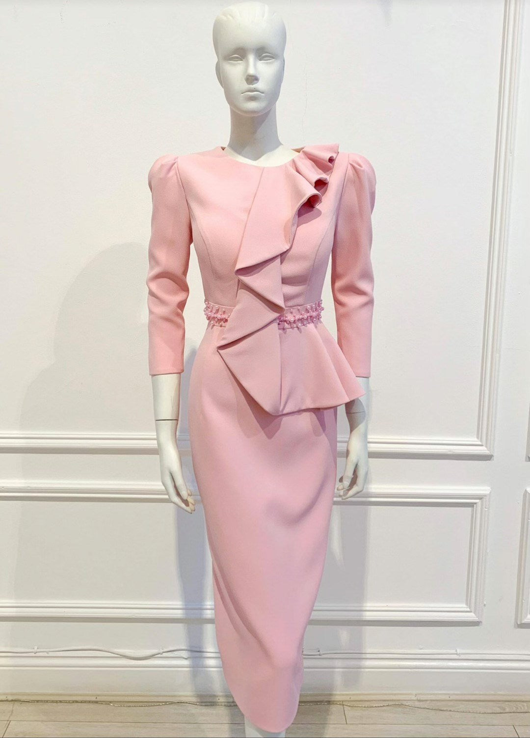 Heyle dress in Pink - Shop women style vintage, Audrey Hepburn jackets online -Christine