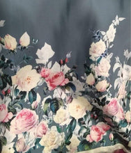 Load image into Gallery viewer, Kennedy Dress in Roses Silk size S - Shop women style vintage, Audrey Hepburn jackets online -Christine
