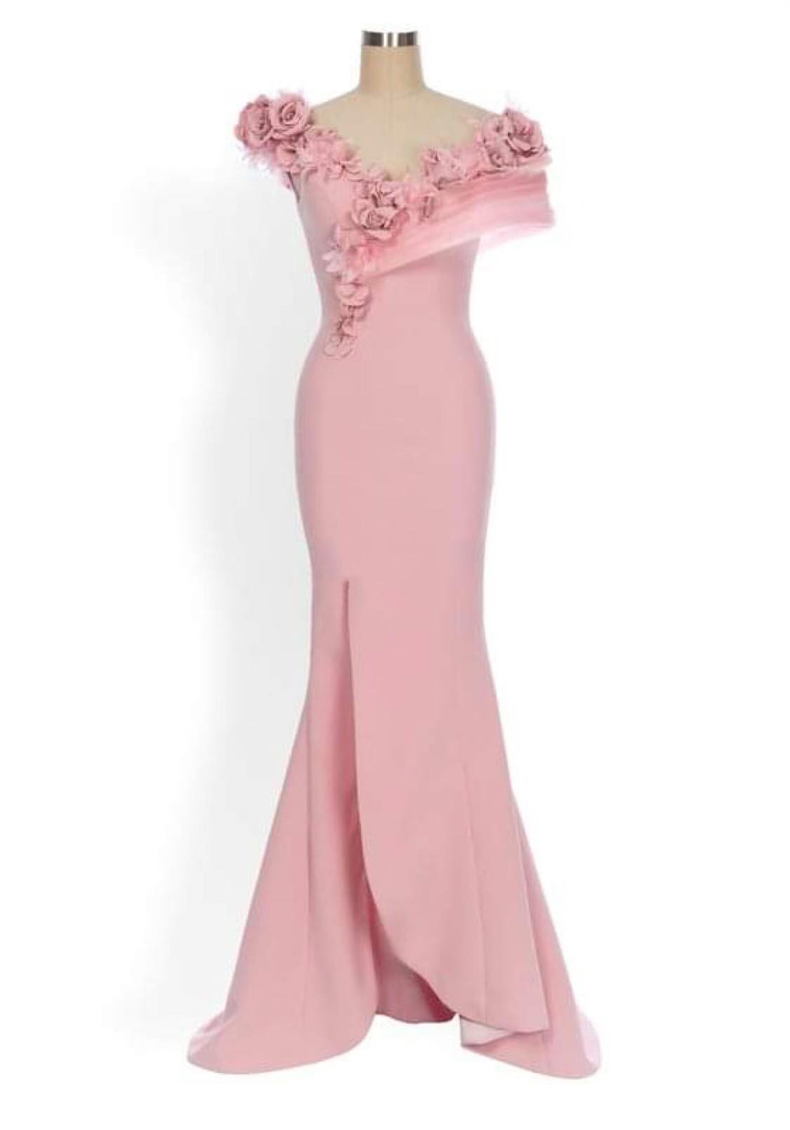Mulan Gown in Pink - Shop women style vintage, Audrey Hepburn jackets online -Christine
