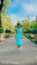 Load and play video in Gallery viewer, Marilyna dress in blue
