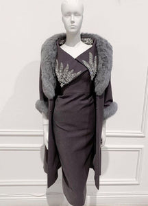 Maria dress in Blue - Shop women style vintage, Audrey Hepburn jackets online -Christine