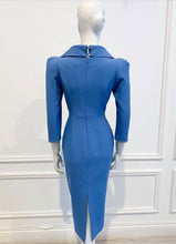 Load image into Gallery viewer, Maria dress in Blue - Shop women style vintage, Audrey Hepburn jackets online -Christine
