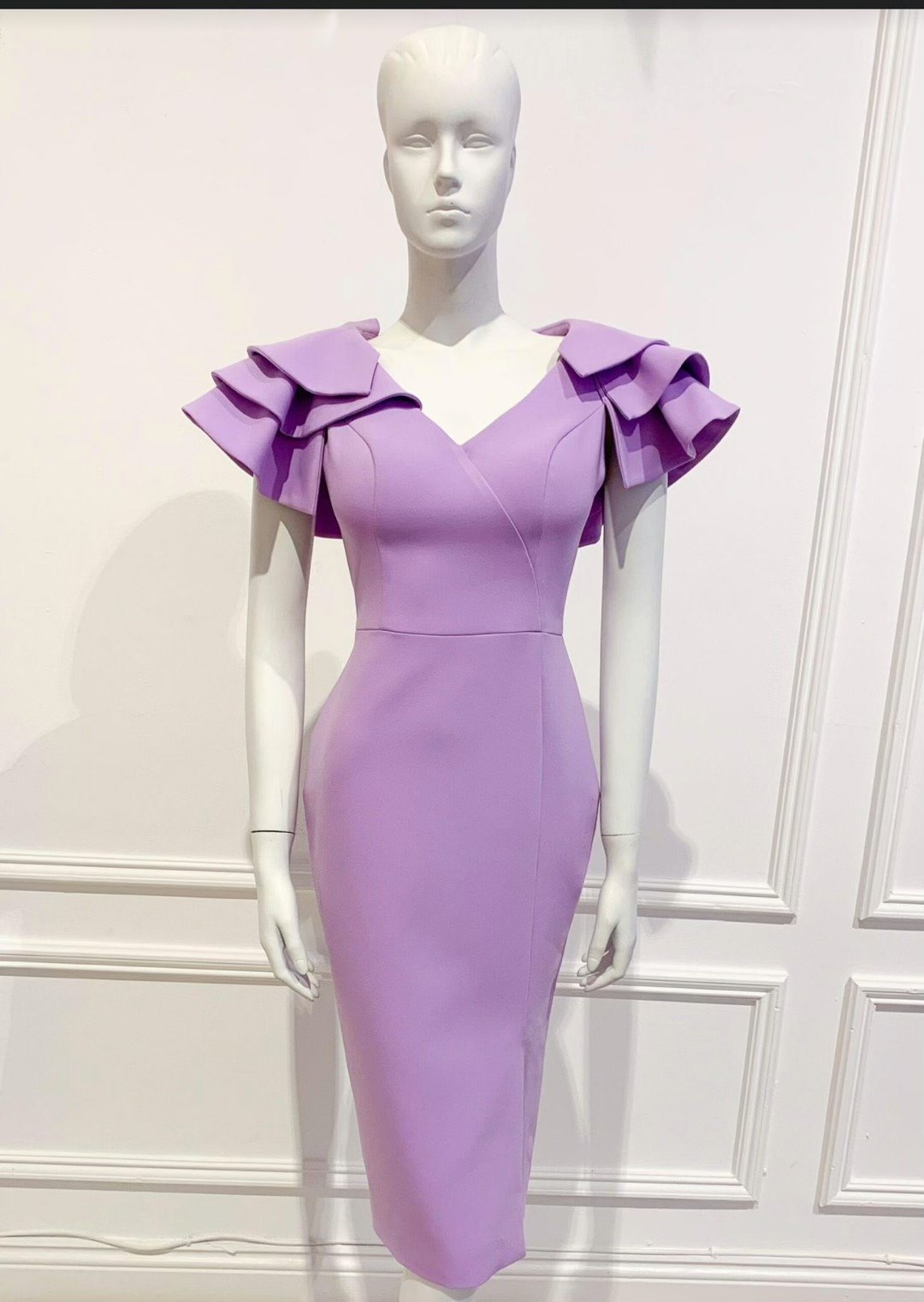 Kelly dress in purple - Shop women style vintage, Audrey Hepburn jackets online -Christine
