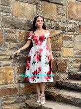 Load image into Gallery viewer, Diana Gown in Roses Taffeta
