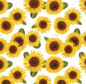 Suri Dress in Sunflowers Print cotton - Shop women style vintage, Audrey Hepburn jackets online -Christine