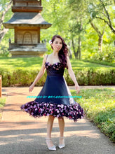Load image into Gallery viewer, Natalia dress cherry flowers

