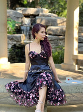 Load image into Gallery viewer, Natalia dress cherry flowers
