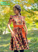 Load image into Gallery viewer, Abiel Dress in Maple leaf
