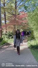 Load and play video in Gallery viewer, Lola Coat in Tweed fur neck collar
